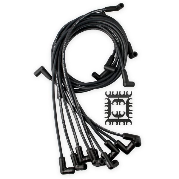 Extreme 9000 Black Ceramic Boot Spark Plug Wire Set