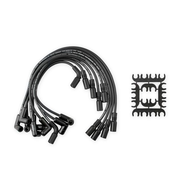 Extreme 9000 Black Ceramic Boot Spark Plug Wire Set