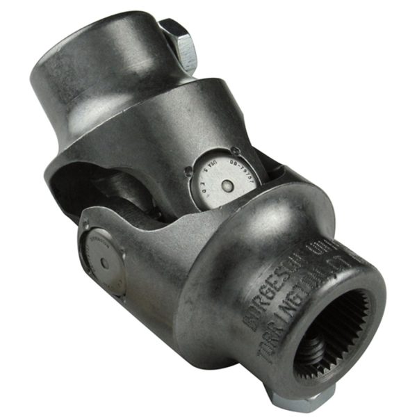 Borgeson - Steering U-Joint - P/N: 016868 - Steel single steering universal joint. Fits 1 in. Smooth bore X 1 in. Smooth bore.