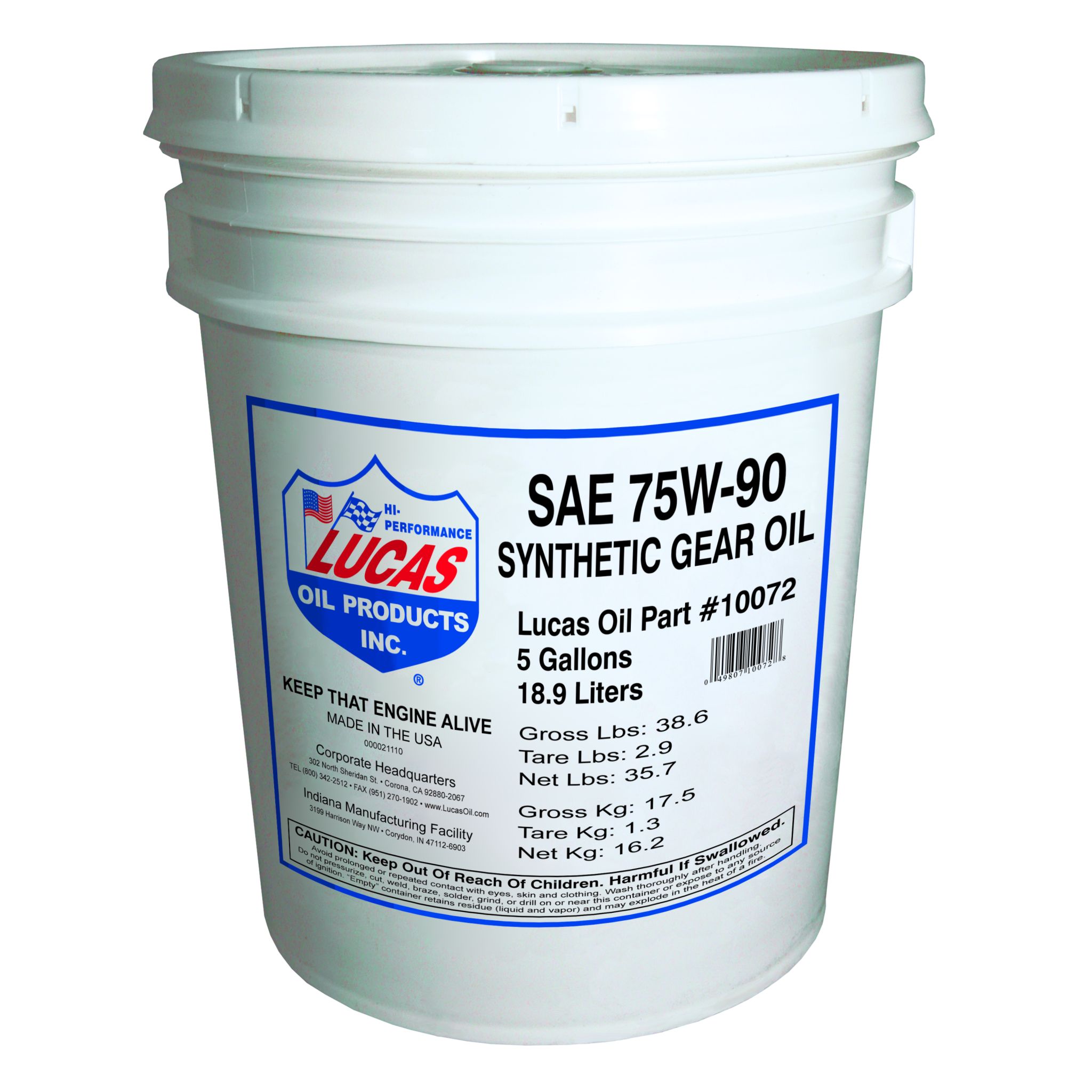 Synthetic SAE 75W-90 Trans & Diff Lube