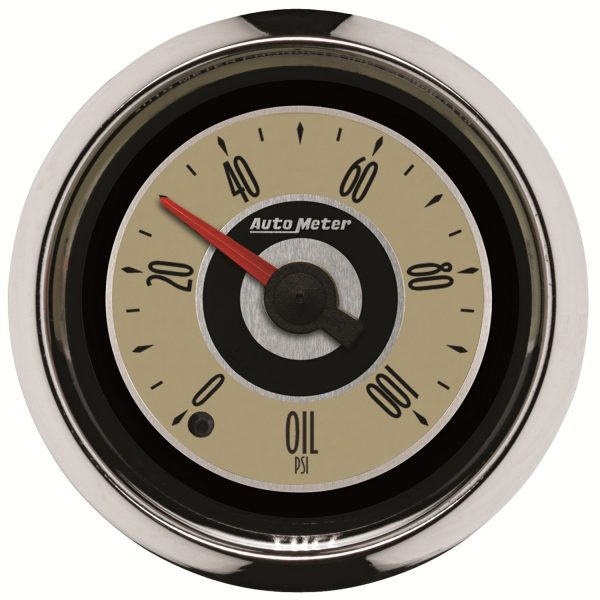 2-1/16 in. OIL PRESSURE, 0-100 PSI, CRUISER