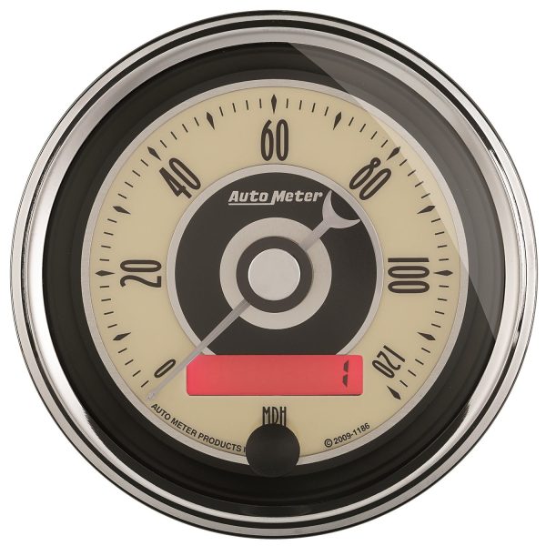 3-3/8 in. SPEEDOMETER, 0-120 MPH, CRUISER AD