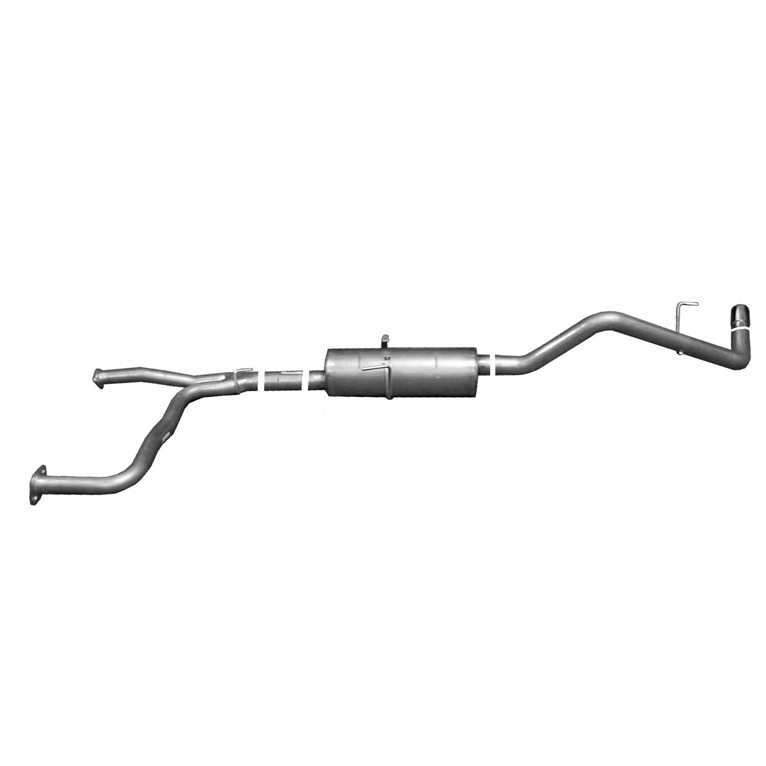 Cat-Back Single Exhaust System; Aluminized