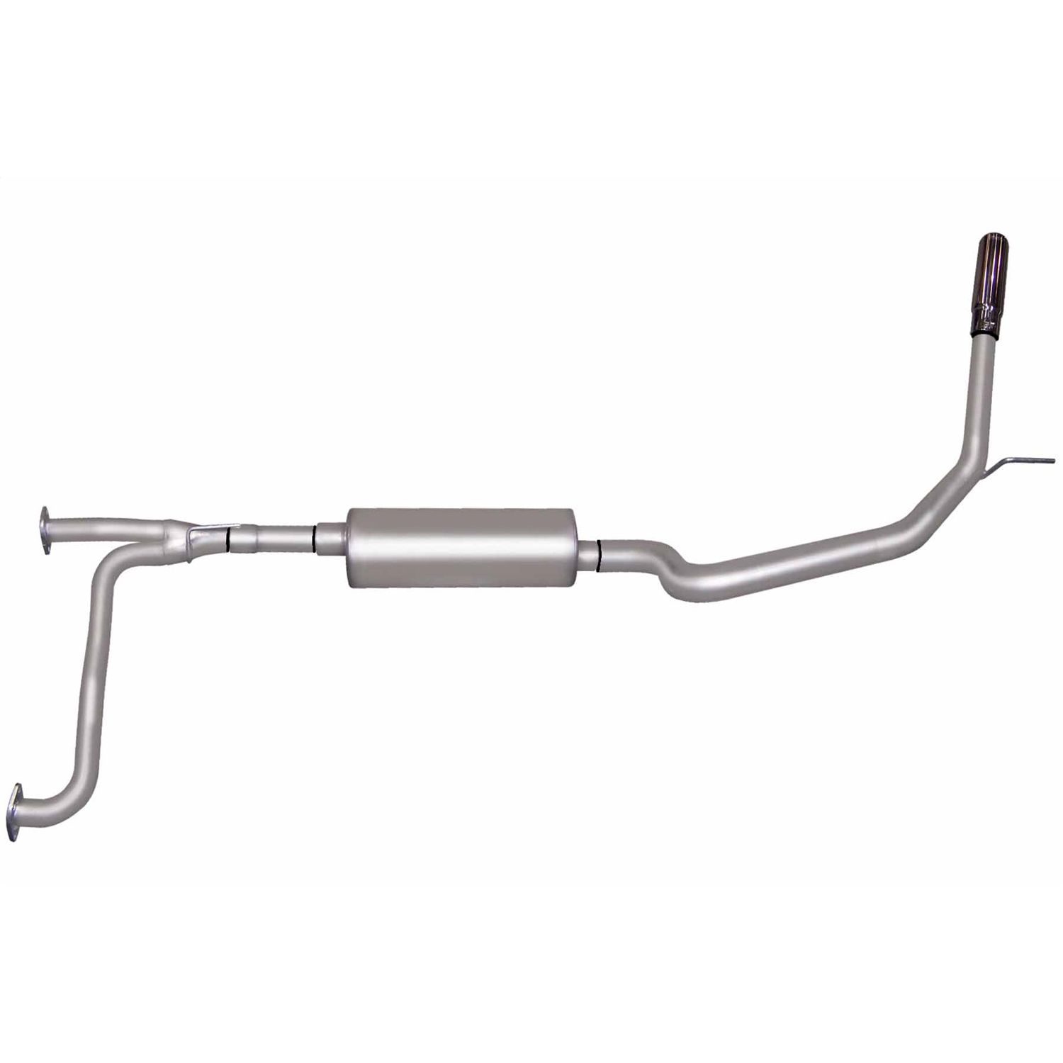 Cat-Back Single Exhaust System; Aluminized