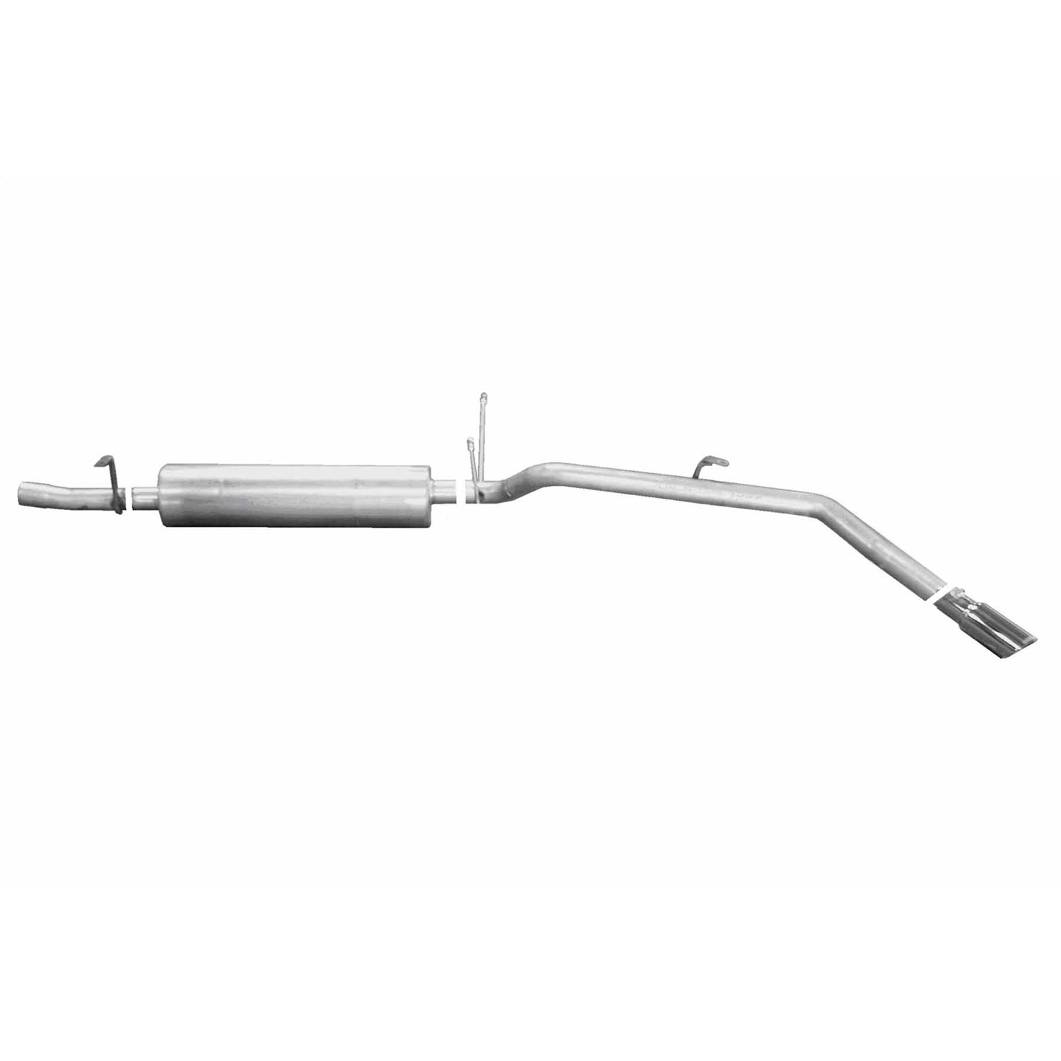 Cat-Back Single Exhaust System; Aluminized