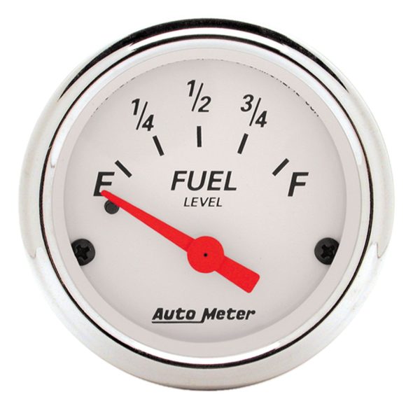 2-1/16 in. FUEL LEVEL, 0-30 O, ARCTIC WHITE