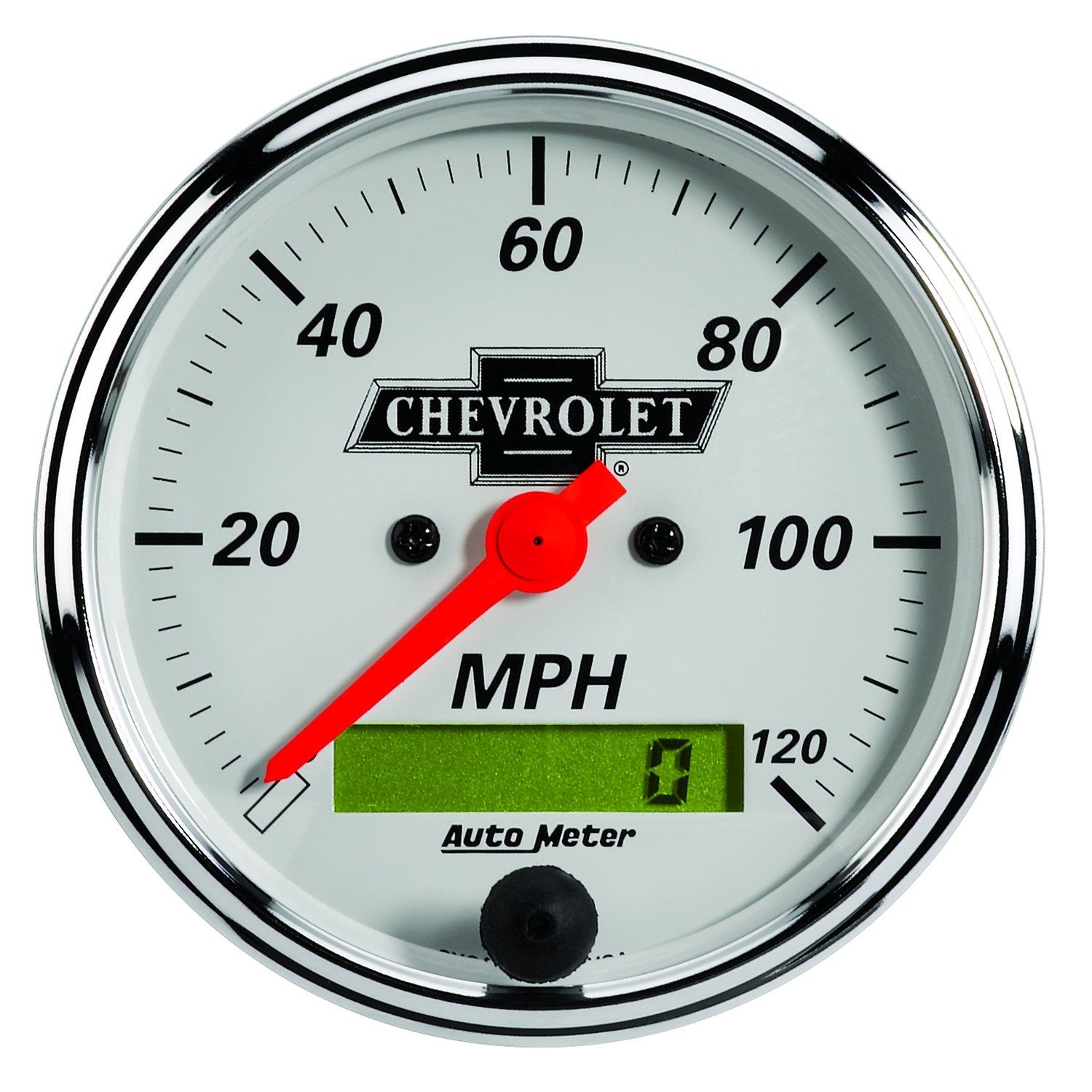 3-1/8 in. SPEEDOMETER, 0-120 MPH, CHEVY VINTAGE