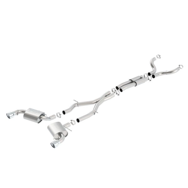 2016-2021 Chevrolet Camaro SS 3in With Single Tips Cat-Back? Exhaust System S-Type