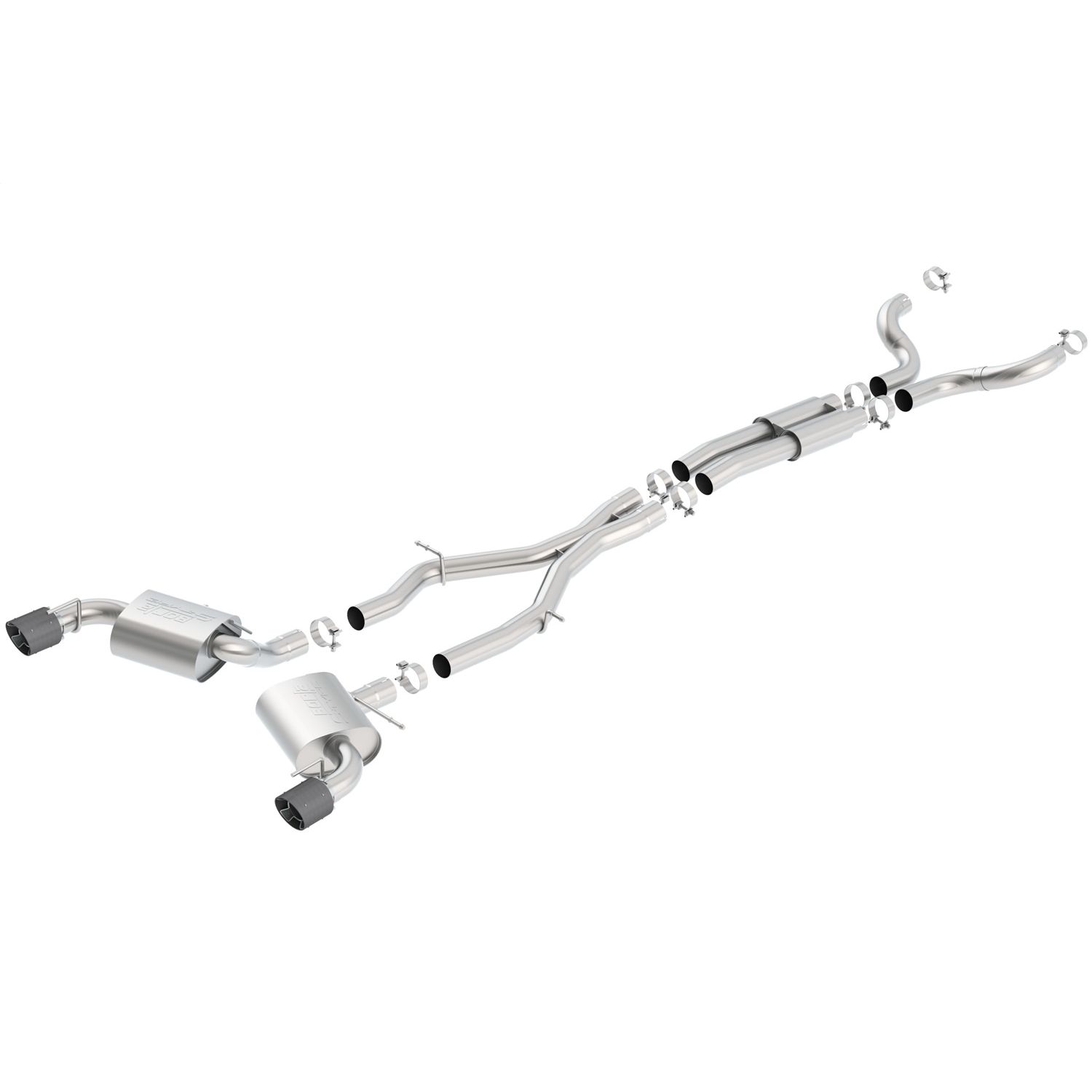 2016-2021 Chevrolet Camaro SS 3in With Single Tips Cat-Back? Exhaust System S-Type