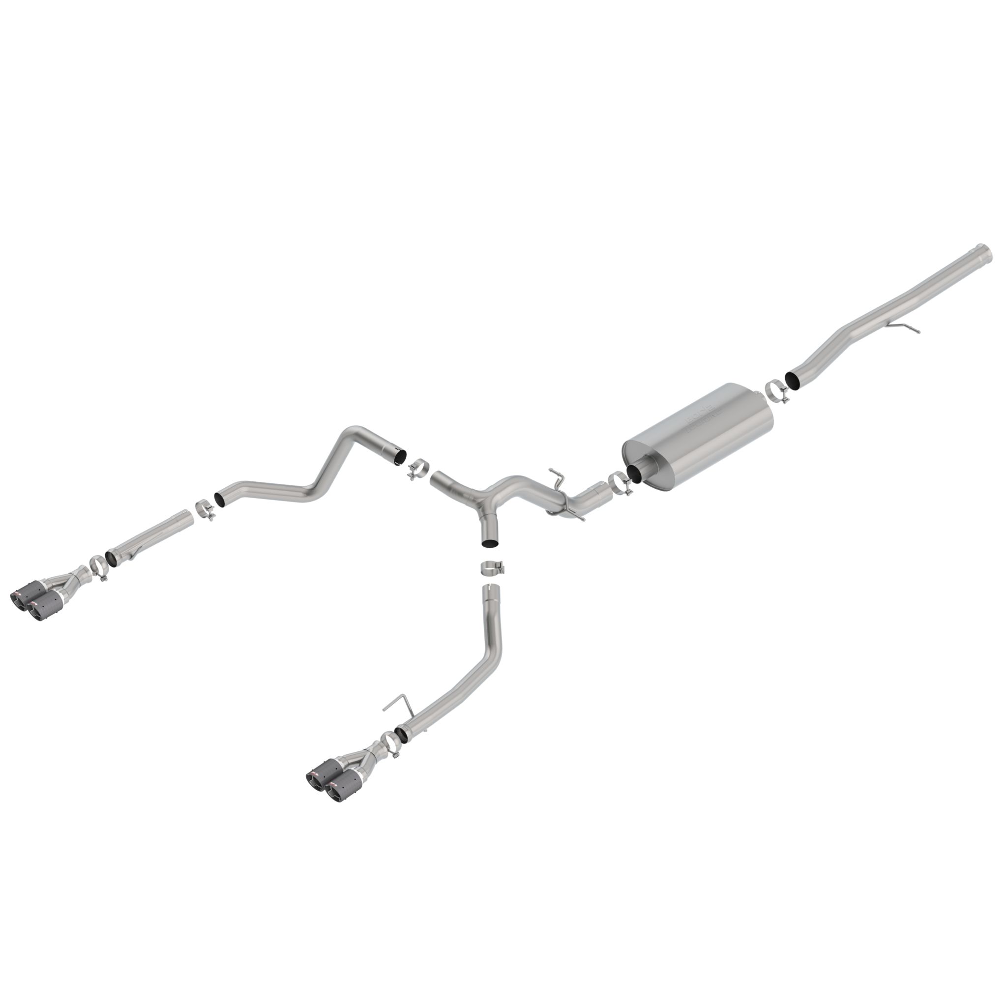 Silverado/ Sierra 1500 2019-2022 Cat-Back(tm) Exhaust System Touring