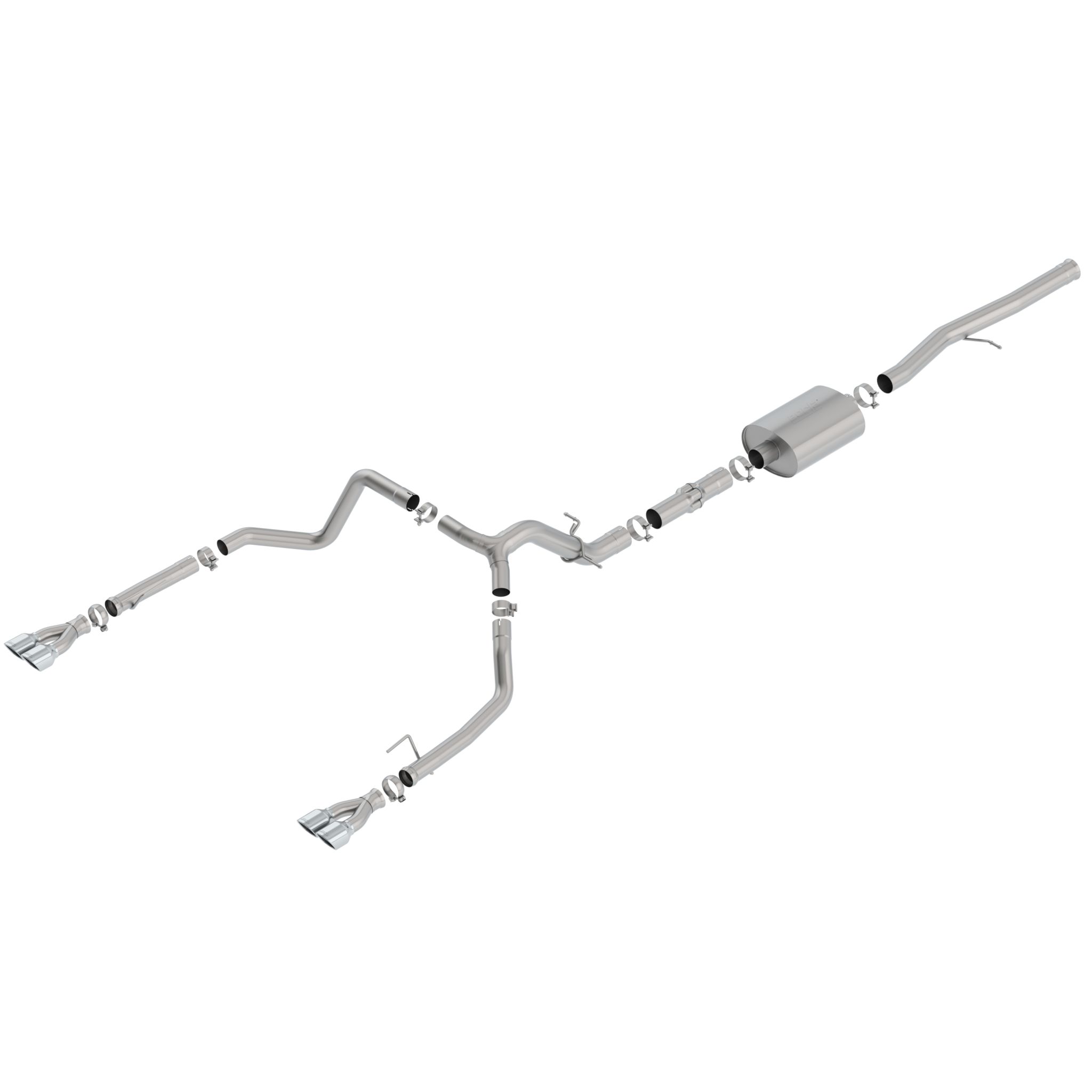 Silverado/ Sierra 1500 2019-2022 Cat-Back(tm) Exhaust System ATAK(r)