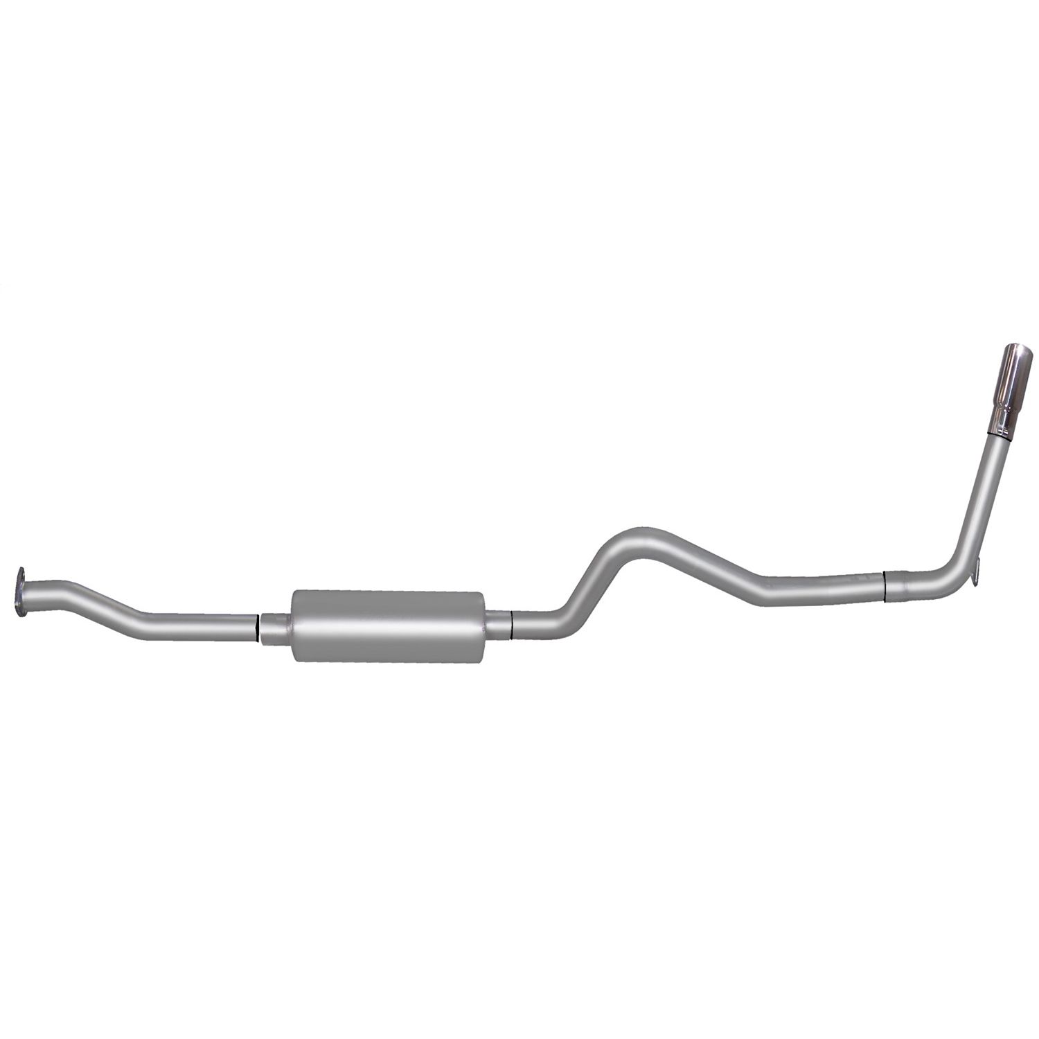 Cat-Back Single Exhaust System; Aluminized