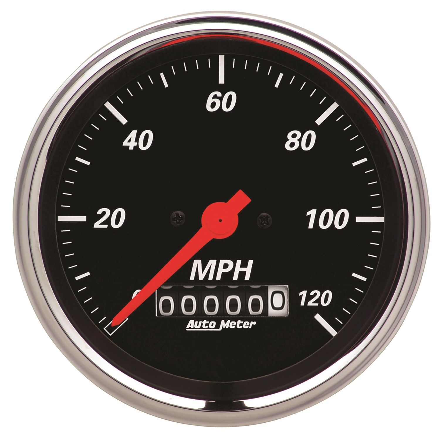 3-3/8 in. SPEEDOMETER, 0-120 MPH, DESIGNER BLACK