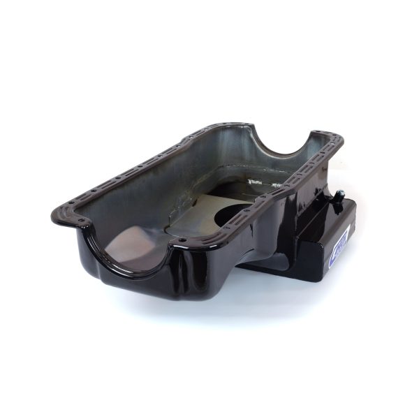 Canton 15-610BLK Oil Pan For Ford 289-302 Front T Sump Street Pan