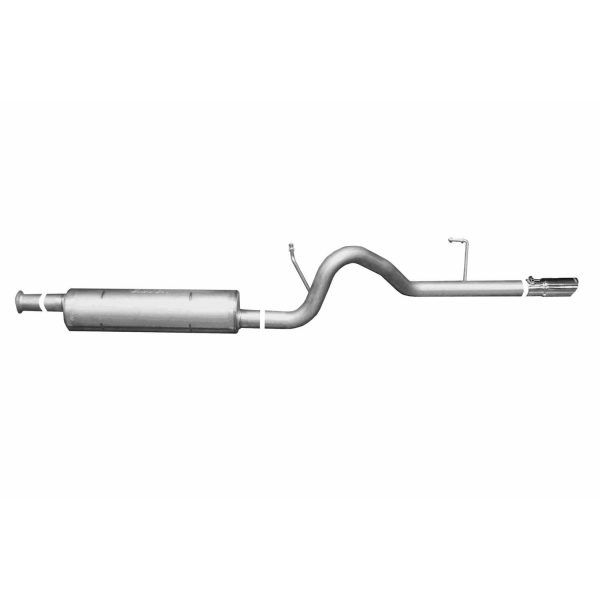 Cat-Back Single Exhaust System; Aluminized