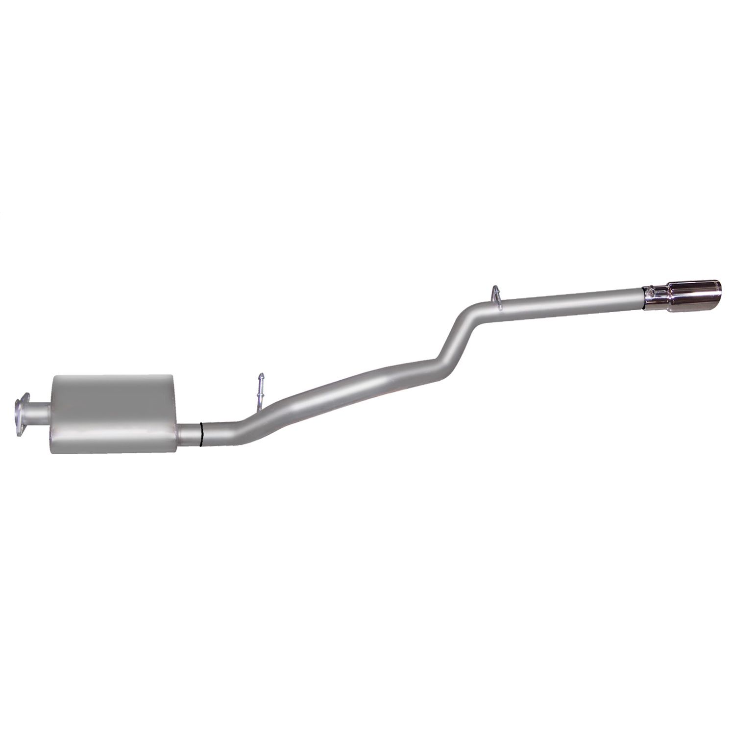 Cat-Back Single Exhaust System; Aluminized