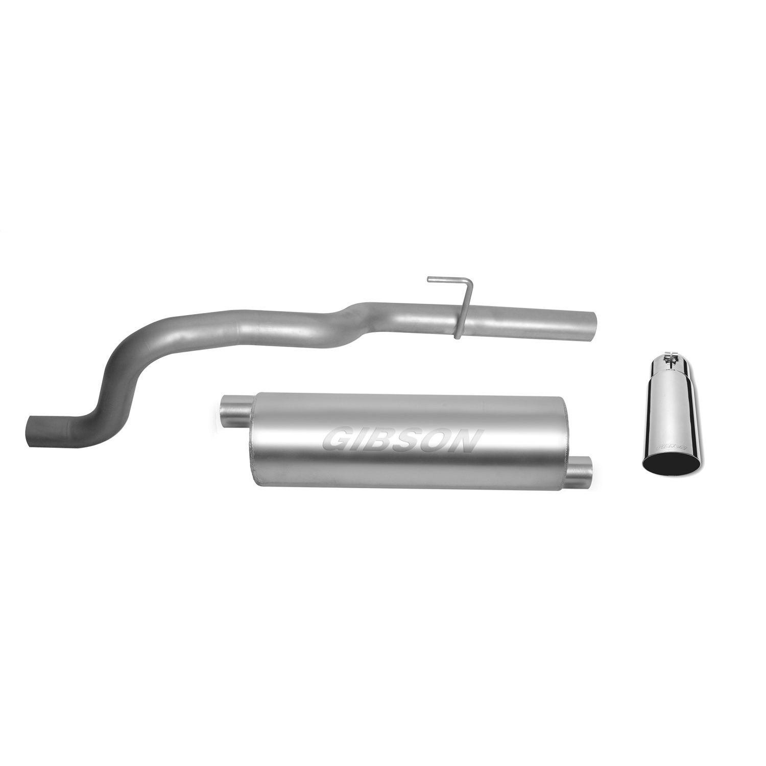 Cat-Back Single Exhaust System; Aluminized