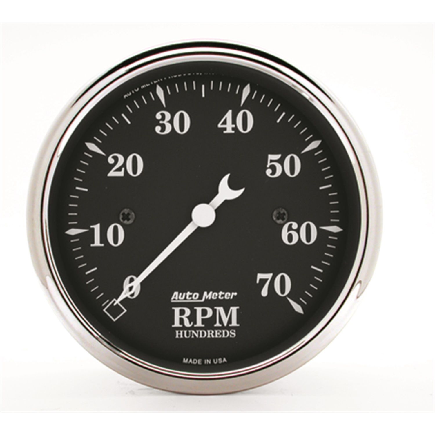 3-1/8 in. IN-DASH TACHOMETER, 0-7,000 RPM, OLD TYME BLACK