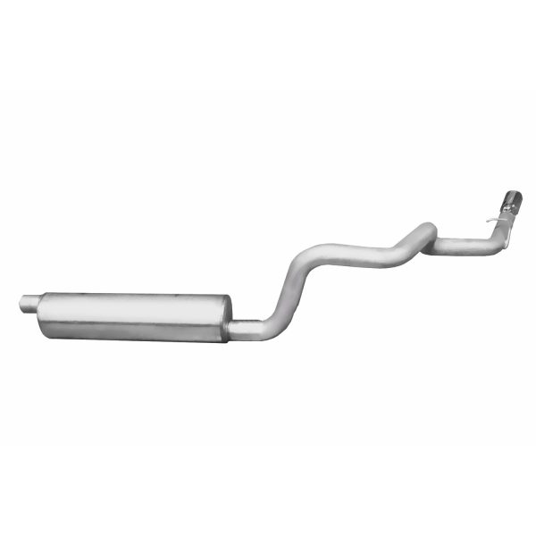 Cat-Back Single Exhaust System; Aluminized