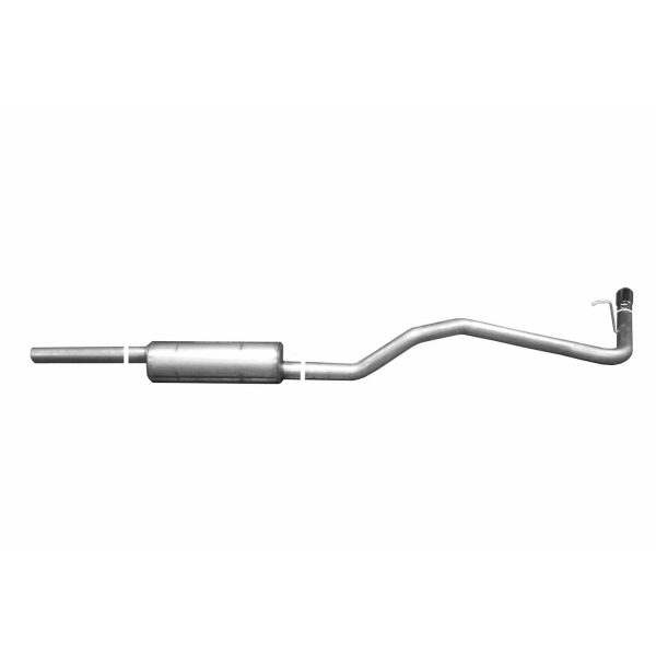 Cat-Back Single Exhaust System; Aluminized