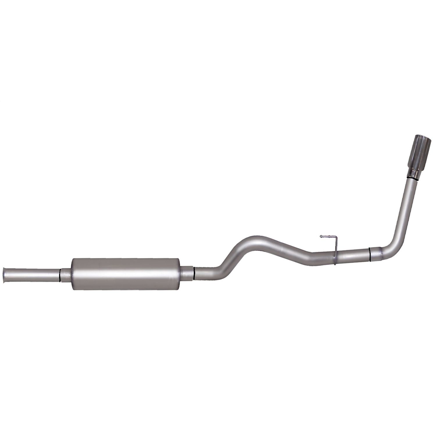 Cat-Back Single Exhaust System; Aluminized