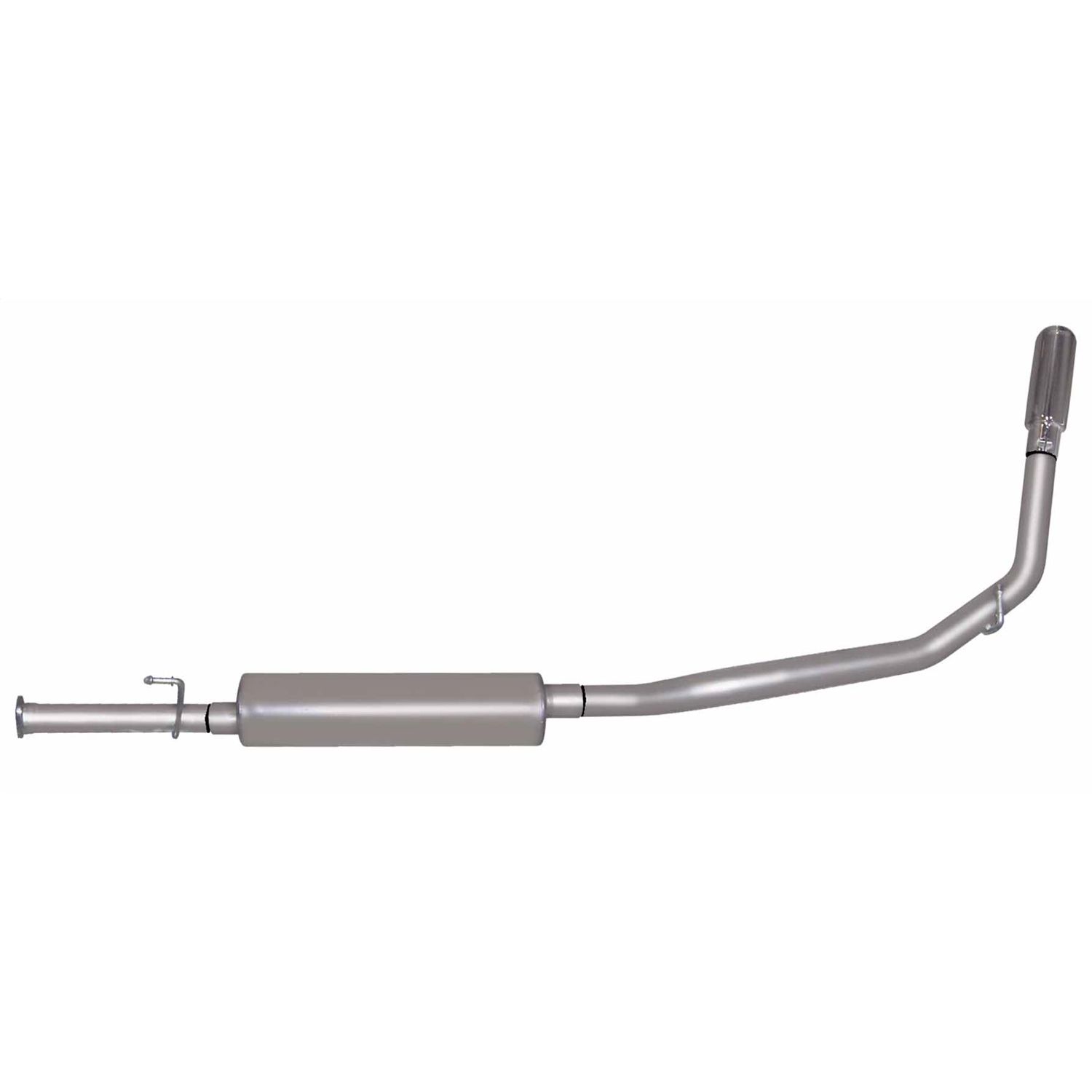 Cat-Back Single Exhaust System; Aluminized