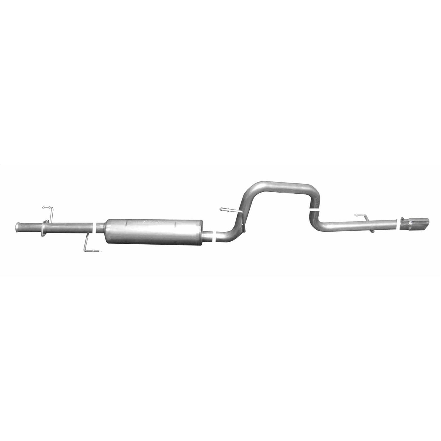 Cat-Back Single Exhaust System; Aluminized