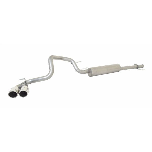 Cat-Back Dual Sport Exhaust System; Aluminized