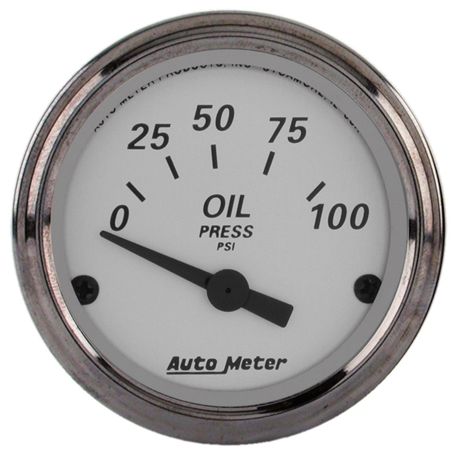 2-1/16 in. OIL PRESSURE, 0-100 PSI, AMERICAN PLATINUM