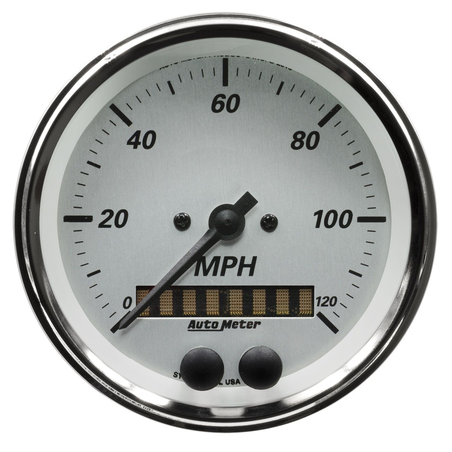 3-3/8 in. GPS SPEEDOMETER, 0-120 MPH, AMERICAN PLATINUM