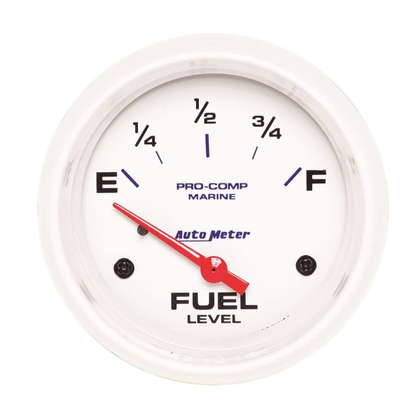 2-5/8 in. FUEL LEVEL, 240-33 O, MARINE WHITE