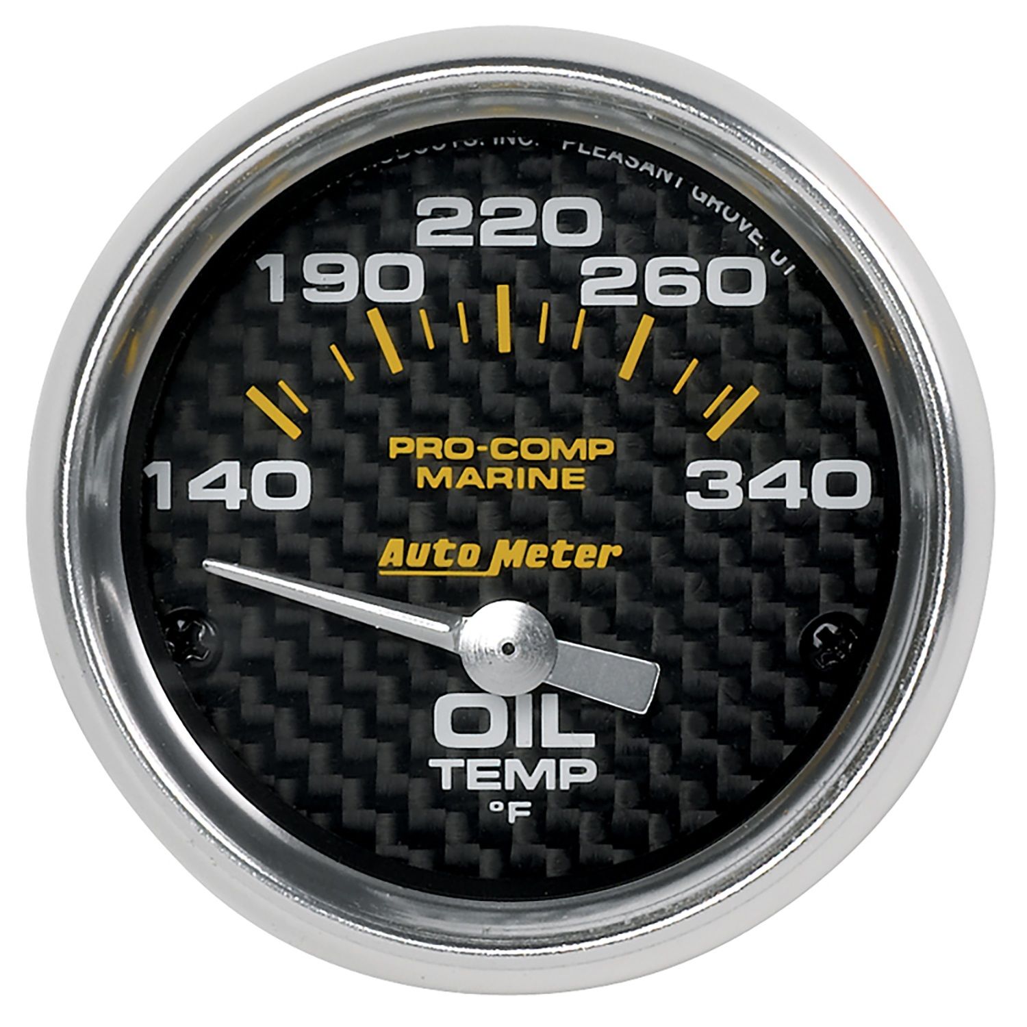 2-1/16 in. OIL TEMPERATURE, 140-340 Fahrenheit, MARINE CARBON FIBER