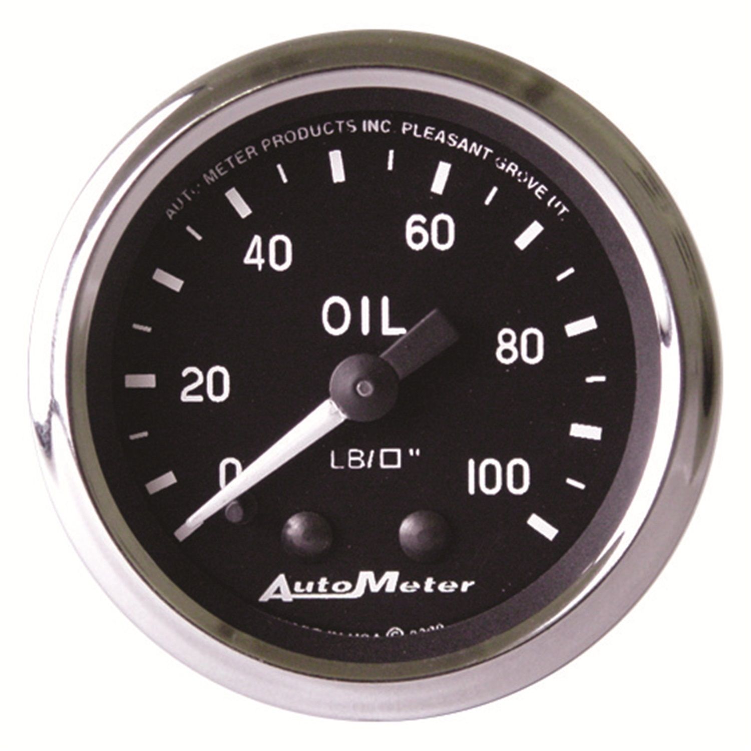 2-1/16 in. OIL PRESSURE, 0-100 PSI, COBRA