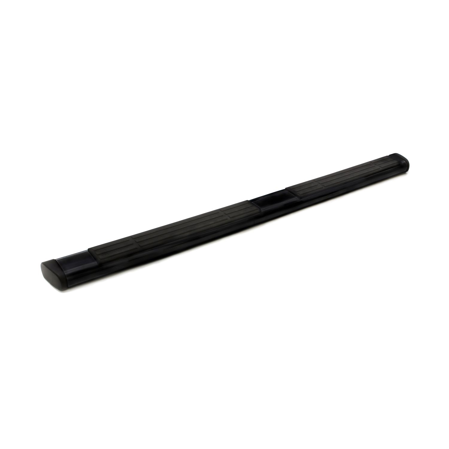 Lund 222680 Universal Black Composite 6 Inch Oval Nerf Bars, 80 In.; Bracket Kit Sold Separately