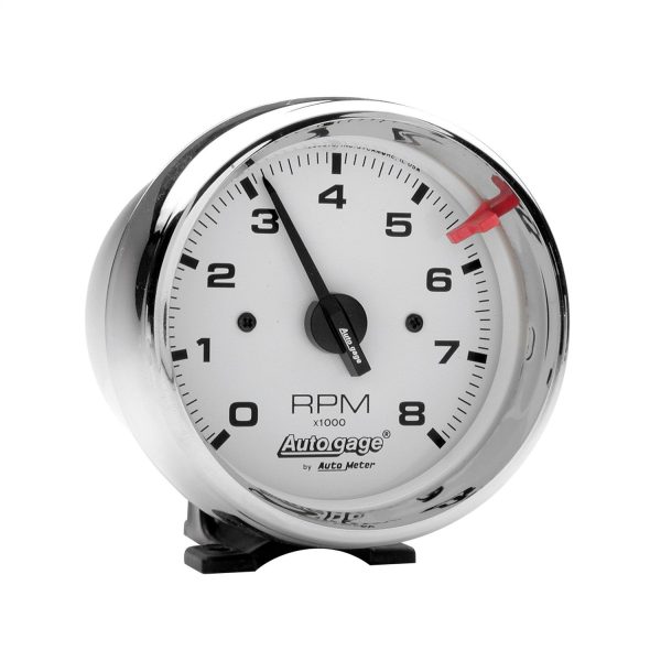 3-3/4 in. PEDESTAL TACHOMETER, 0-8,000 RPM, AUTO GAGE