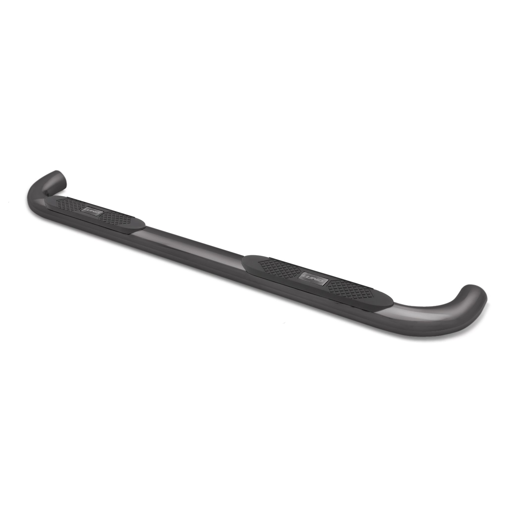 Lund 23474754 Black Steel 4 Inch Oval Bent Nerf Bars for 1994-2001 Dodge Ram 1500, 1994-2002 Ram 2500/3500 Extended Cab