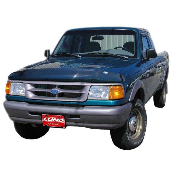 Auto Ventshade 24854 Bugflector II Dark Smoke Hood Shield for 1993-1997 Ford Ranger