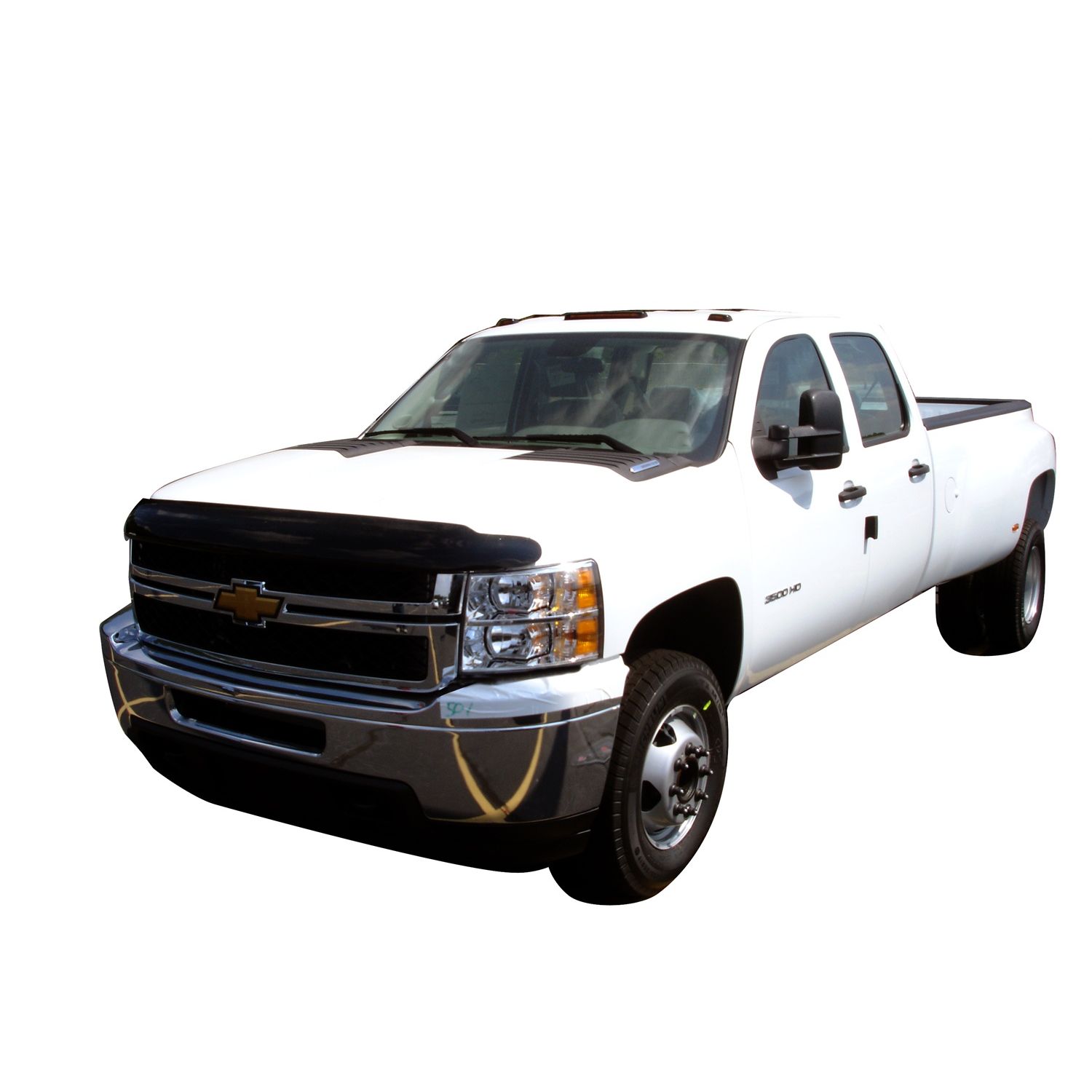 Auto Ventshade 25102 Bugflector II Dark Smoke Hood Shield for 2011-2014 Silverado 2500HD/3500HD