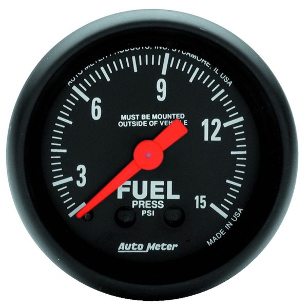 2-1/16 in. FUEL PRESSURE, 0-15 PSI, Z-SERIES