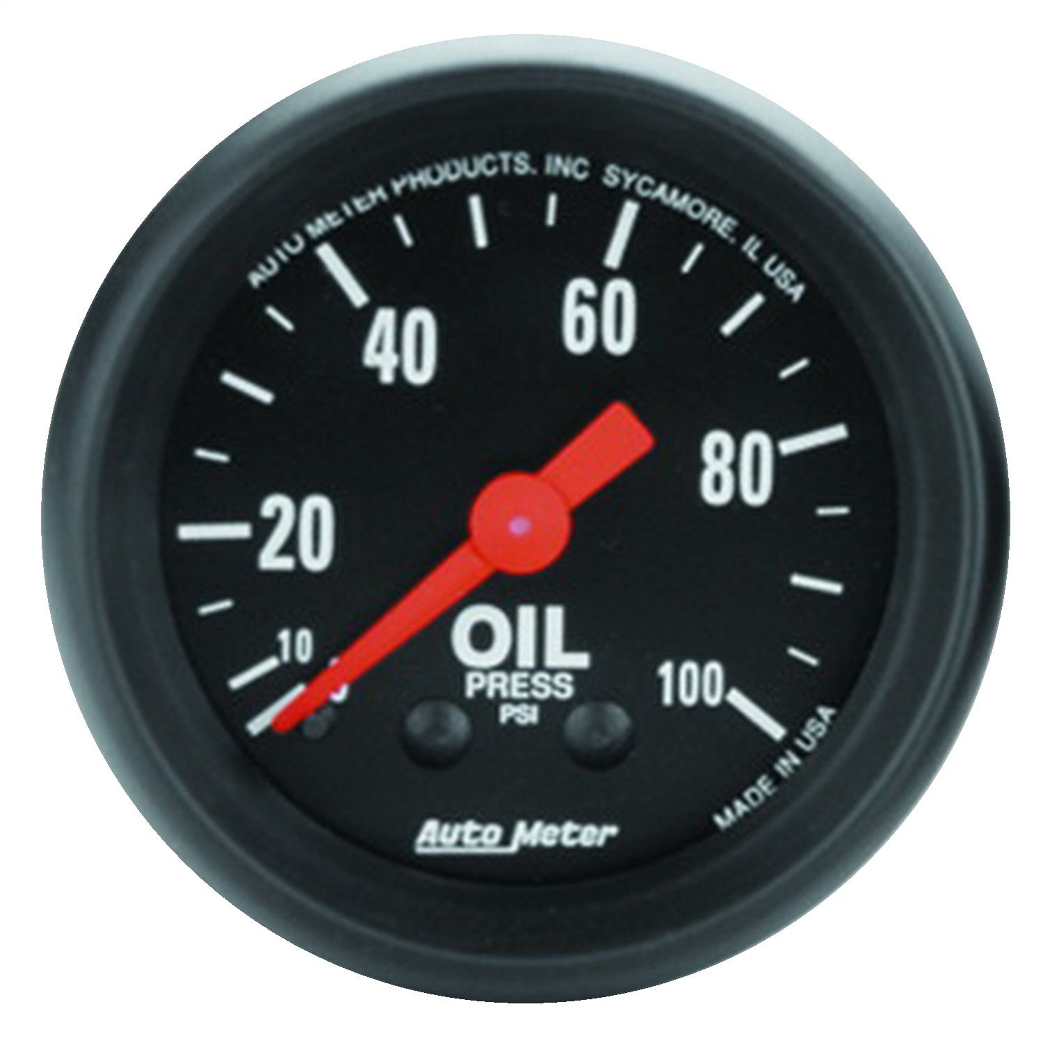 2-1/16 in. OIL PRESSURE, 0-100 PSI, Z-SERIES