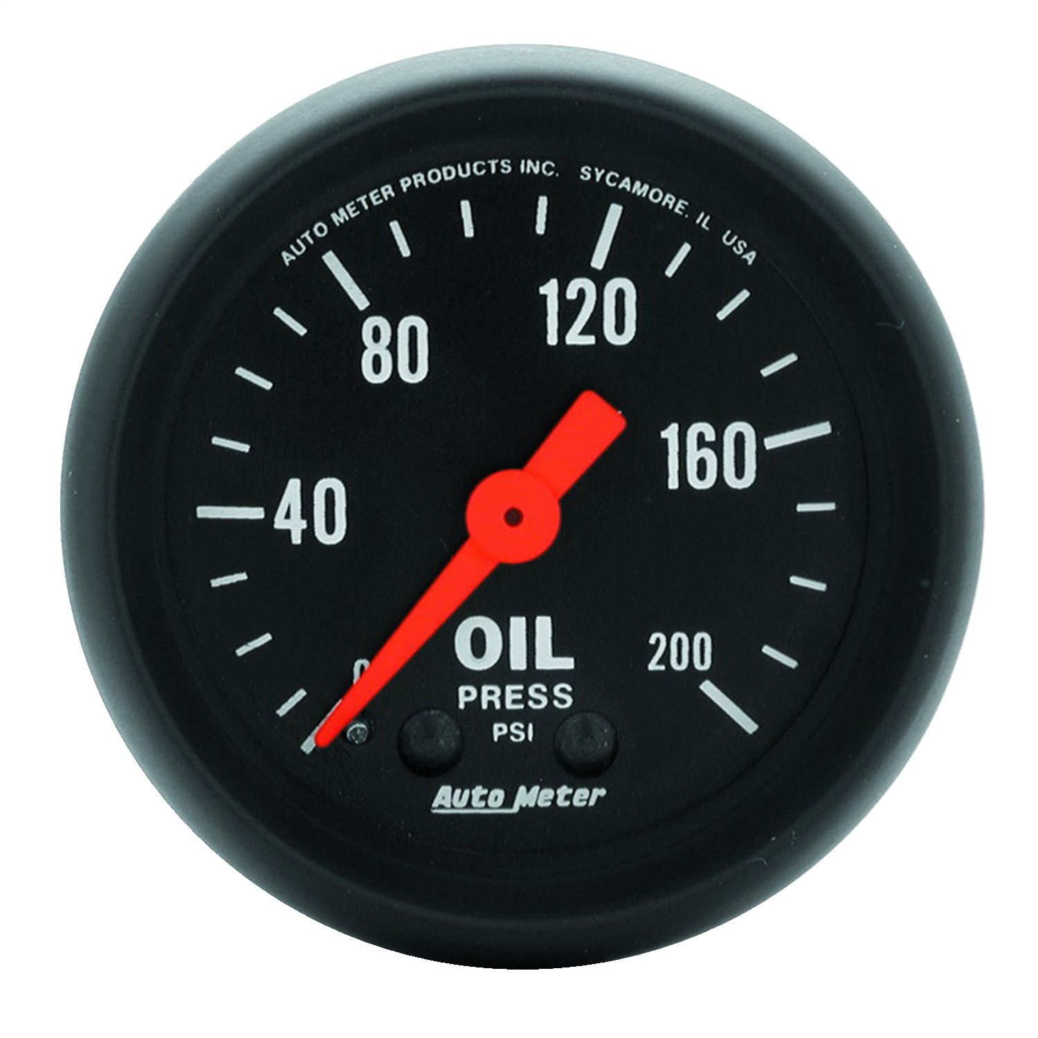 2-1/16 in. OIL PRESSURE, 0-200 PSI, Z-SERIES