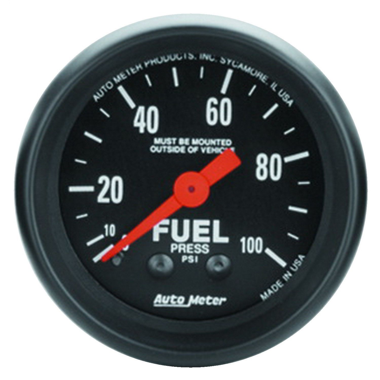 2-1/16 in. FUEL PRESSURE, 0-100 PSI, Z-SERIES