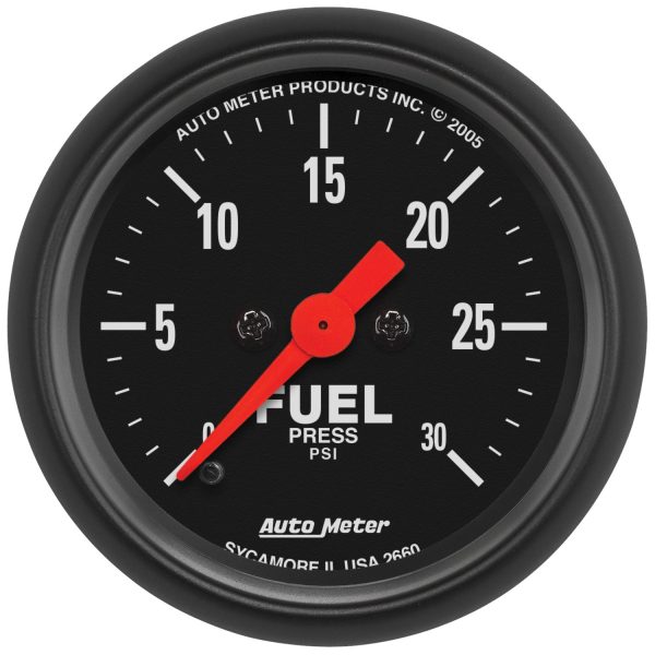 2-1/16 in. FUEL PRESSURE, 0-30 PSI, Z-SERIES