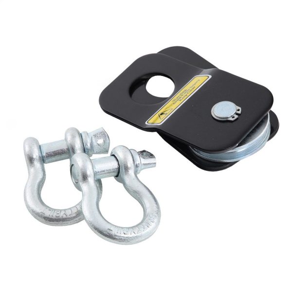 Winch Accessory Kit - Atv - Includes Snatch Block, Pair Of Shackles & Straps