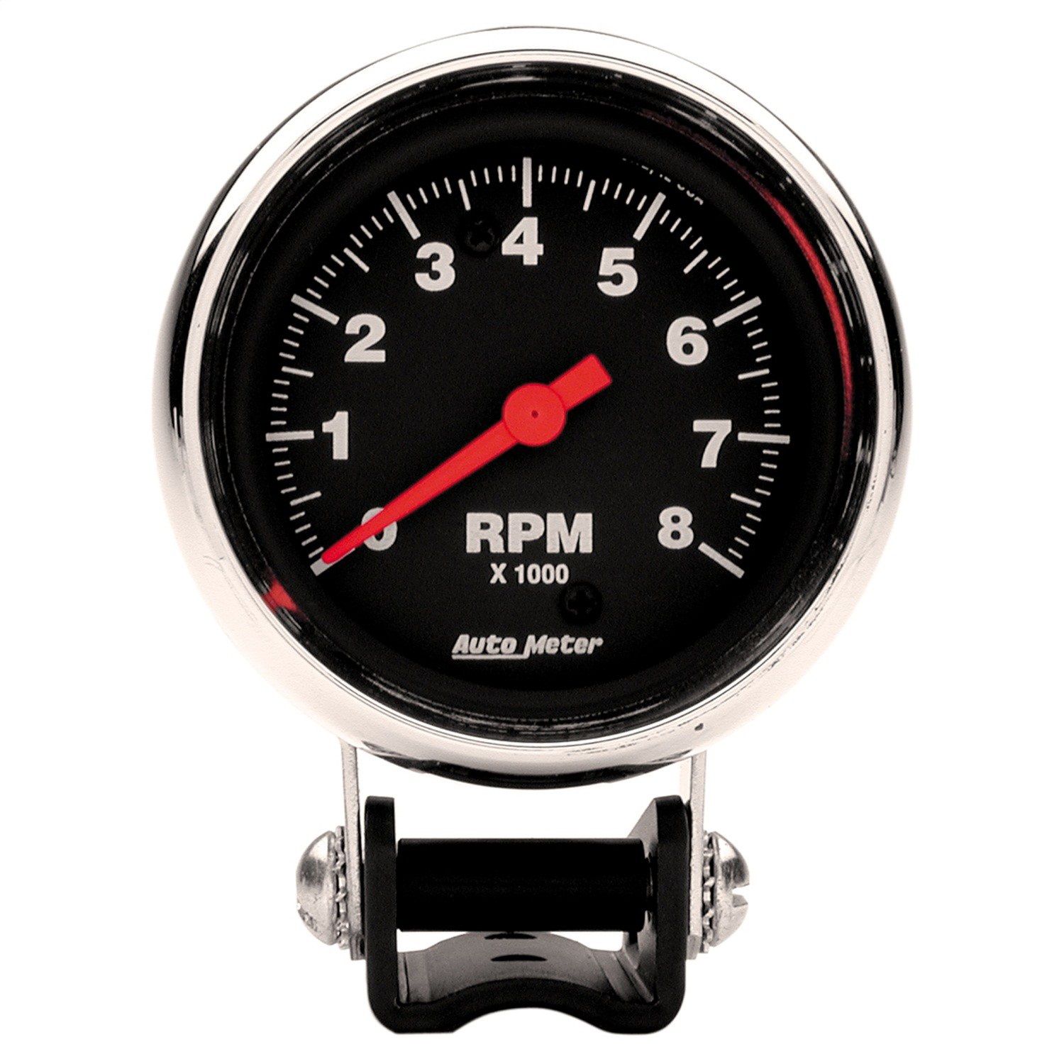 2-5/8 in. PEDESTAL TACHOMETER, 0-8,000 RPM, TRADITIONAL CHROME