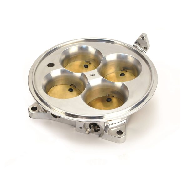 Polished 4500 Flange Air Only Throttle Body for Multiport Injection EFI Systems