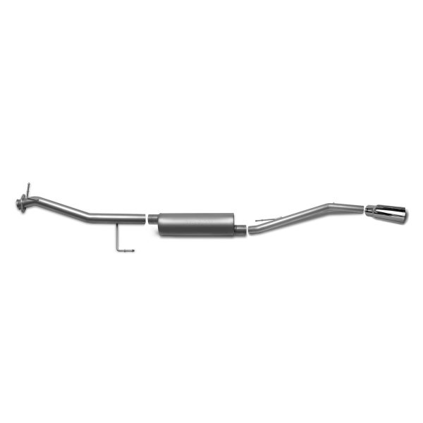 Cat-Back Single Exhaust System; Aluminized