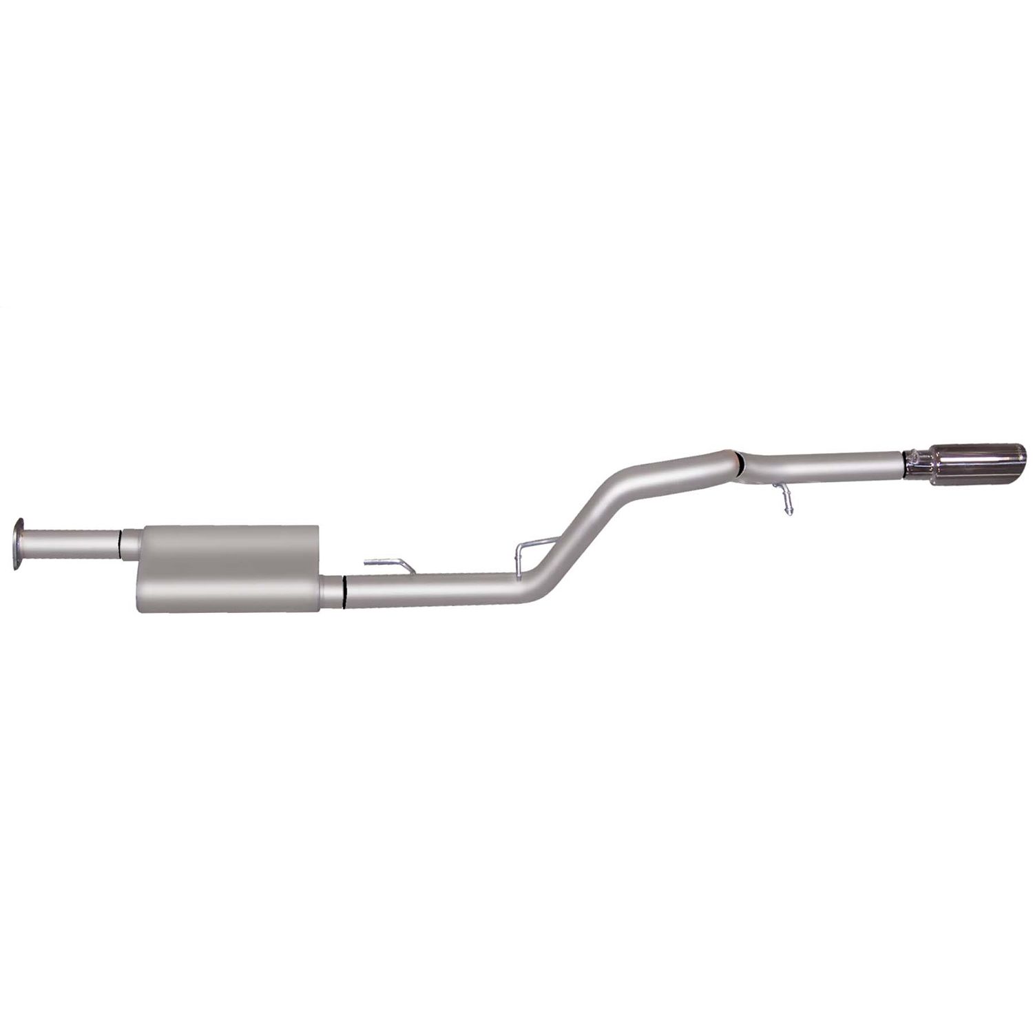 Cat-Back Single Exhaust System; Aluminized