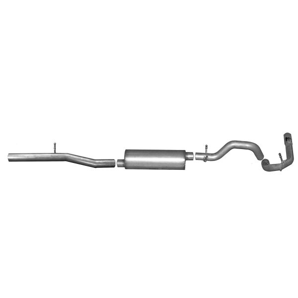 Cat-Back Single Exhaust System; Aluminized