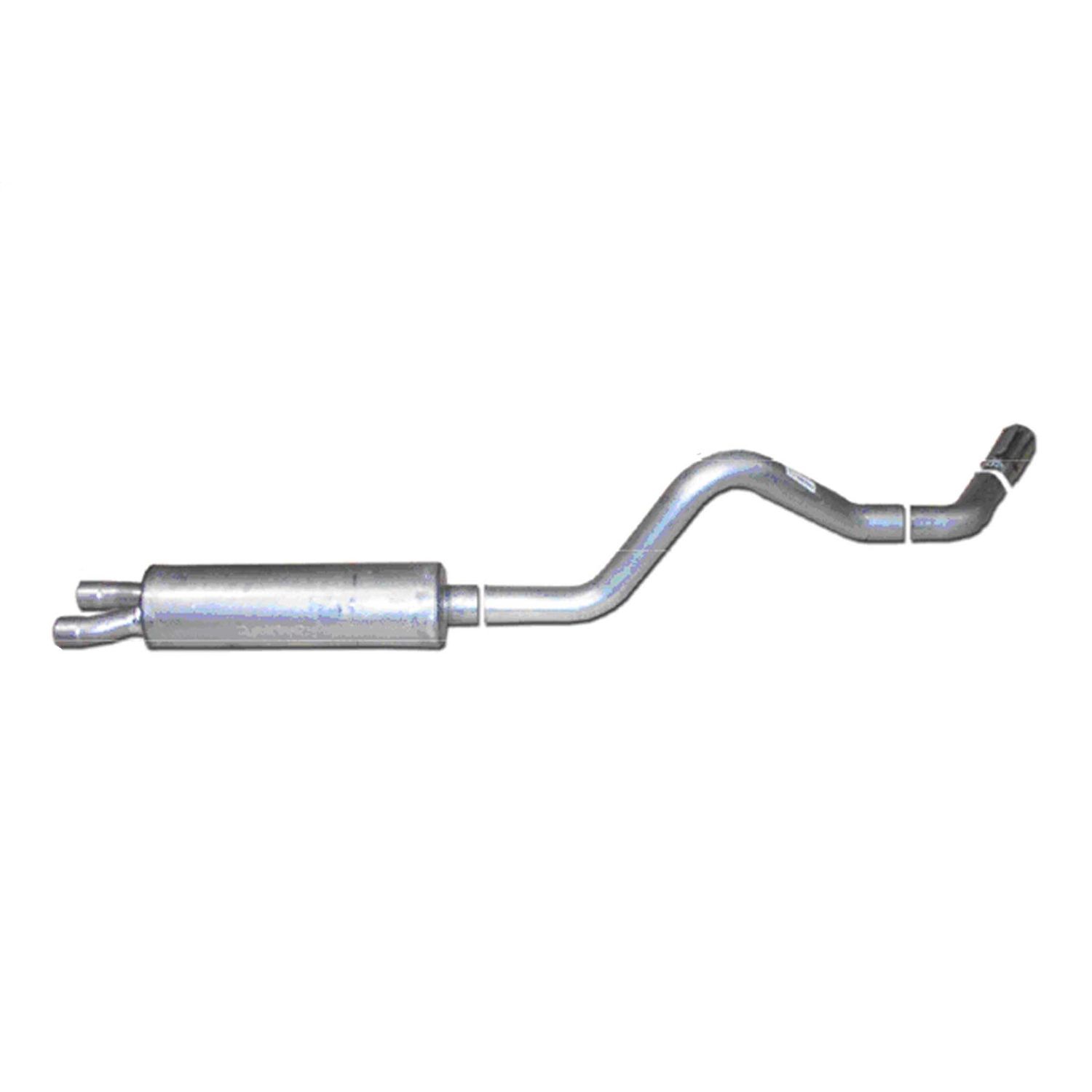 Cat-Back Single Exhaust System; Aluminized